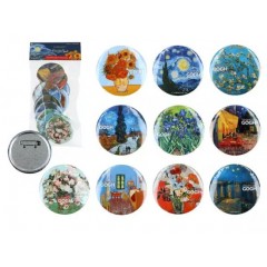 ΣΕΤ 10 PINS - Mix, V. van Gogh