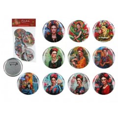 ΣΕΤ 10 PINS - Mix, F. Kahlo