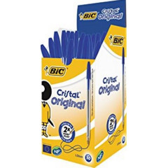 ΣΤΥΛΟ  BIC CRYSTAL ΜΠΛΕ (ΣΥΣ-50ΤΕΜ)