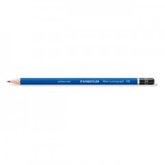 ΜΟΛΥΒΙ ΣΧΕΔΙΟΥ LUMOGRAPH PENCIL 100-2Η STAEDTLER (ΣΥΣΚ-12ΤΕΜ)