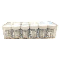 ΧΡΥΣΟΣΚΟΝΗ GLITTER  ΑΣΗΜΙ 8GR ΣΕ ΑΛΑΤΙΕΡΑ 12ΤΕΜ 07070069