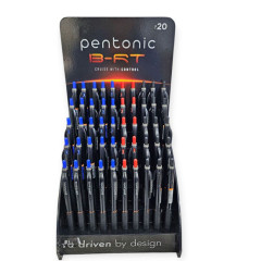 ΣΤΥΛΟ 12490024 ΒΙΤΡΙΝΑ 100 ΣΤΥΛΟ PENTONIC 0.7 ΜΠΛΕ-ΚΟΚΚΙΝΟ-ΜΑΥΡΟ