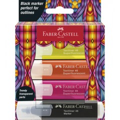 ΜΑΡΚΑΔΟΡΟΣ ΥΠΟΓΡΑΜΜΙΣΗΣ ΣΕΤ 4 ΜΑΡΚΑΔ. ΥΠΟΓΡΑΜΜΙΣΗΣ GLASSY FLUO 254693