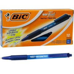 ΣΤΥΛΟ  BIC  SOFT FEEL CLIC GRIP  KOKKINO  (ΣΥΣ-12ΤΕΜ)