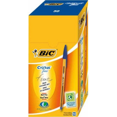 ΣΤΥΛΟ  BIC  CRISTAL FINE 0,8 ΜΠΛΕ  (ΣΥΣΚ-50ΤΕΜ)
