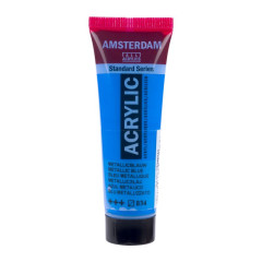 ΑΚΡΥΛΙΚΟ AMSTERDAM 20 ML 834 METALLIC BLUE (ΣΥΣ-3ΤΕΜ)