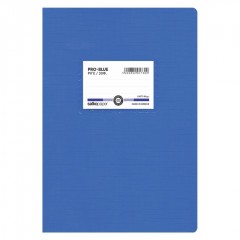 ΤΕΤΡΑΔΙΟ ΠΛΑΣΤΙΚΟ PRO BLUE 80gr 17Χ25/20Φ ΡΙΓΕ (ΣΥΣΚ-20ΤΕΜ)
