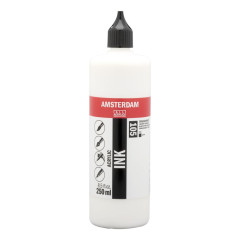 ΜΕΛΑΝΙ INK AMSTERDAM 105  250ML TITANIUM WHITE (ΣΥΣ-3TEM)