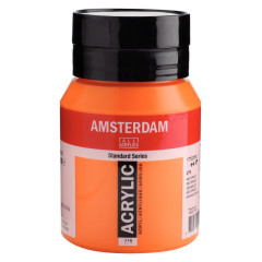 ΑΚΡΥΛΙΚΟ AMSTERDAM 500ML No 276 AZO ORANGE