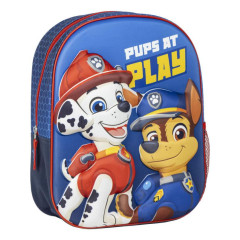 ΠΑΙΔΙΚΟ ΣΑΚΙΔΙΟ ΠΛΑΤΗΣ 8,0 Χ 32,0 Χ 26,0 εκ  3D PAW PATROL