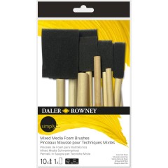 SIMPLY ΠΙΝΕΛΑ ΣΦΟΥΓΓΑΡΙΑ MIXED MEDIA SET 10ΤΜΧ - SHORT HANDLE