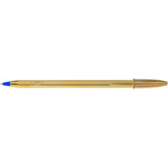 ΣΤΥΛΟ  BIC  CRYSTAL CELEBRATE ΧΡΥΣΟ ΜΠΛΕ ΓΡΑΦΗ 1,0ΜΜ (ΣΥΣ-20ΤΕΜ)