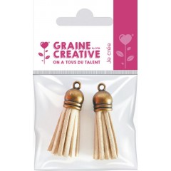 ΣΕΤ ΦΟΥΝΤΑ ΑΠΟ ΔΕΡΜΑ ΛΕΥΚΟ 2ΤΕΜ 4CM