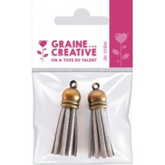 ΣΕΤ ΦΟΥΝΤΑ ΑΠΟ ΔΕΡΜΑ ΑΣΗΜΙ 2ΤΕΜ 4CM