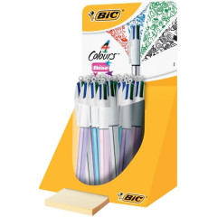 ΣΤΥΛΟ  BIC  SHINE (ΛΑΜΠΕΡΑ) 4 ΧΡΩΜΑΤΑ (ΣΥΣ-12ΤΕΜ)