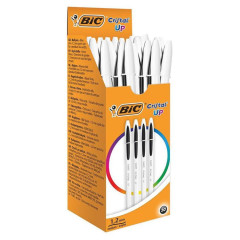 ΣΤΥΛΟ   BIC  CRISTAL UP ΜΑΥΡΟ 1,2ΜΜ  (ΣΥΣΚ-20ΤΕΜ)