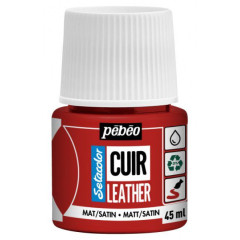 ΑΚΡΥΛΙΚΟ ΧΡΩΜΑ SETACOLOR LEATHER  45ML INTENS RED