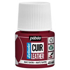 ΑΚΡΥΛΙΚΟ ΧΡΩΜΑ SETACOLOR LEATHER  45ML DEEP RED