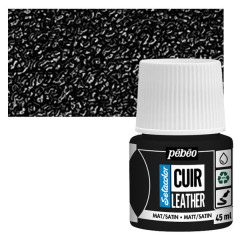 ΑΚΡΥΛΙΚΟ ΧΡΩΜΑ SETACOLOR LEATHER  45ML EXTREME BLACK