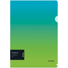 ΖΕΛΑΤΙΝΕΣ L ΤΥΠΟΥ RADIANCE,PP, A4  200ΜΜ, SKY-GREEN BERLINGO (ΣΥΣΚ-12ΤΕΜ)