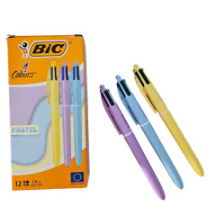 ΣΤΥΛΟ BIC 4 ΧΡΩΜΑΤΩΝ  1.0MM  (ΣΥΣΚ-12TEM)