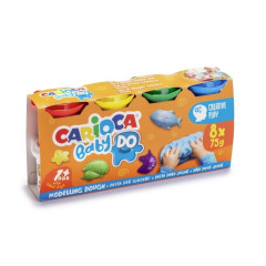 ΠΛΑΣΤΟΖΥΜΑΡΑΚΙΑ ΣΕΤ CARIOCA  DOUGH 8ΧΡΩΜΑΤΑ 75GR