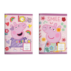 ΤΕΤΡΑΔΙΟ ΚΑΡΦΙΤΣΑ 17Χ25 PEPPA PIG 40Φ 2ΣΧ.