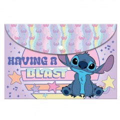 ΦΑΚΕΛΟΣ ΚΟΥΜΠΙ Α4 LILO & STITCH (ΣΥΣ-10ΤΕΜ)