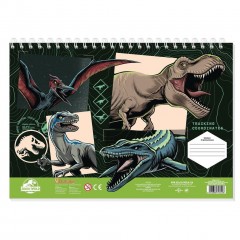 ΜΠΛΟΚ ΖΩΓΡΑΦ JURASSIC 23X33 40ΦΥΛ ΑΥΤΟΚ-ΣΤΕΝΣΙΛ- 2ΣΕΛ ΧΡ 2ΣΧ.
