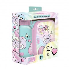 ΣΕΤ ΦΑΓΗΤΟΥ MUST TEAM SQUISHCUTIES ΦΑΓΗΤΟΔΟΧΕΙΟ 800ML-ΠΑΓΟΥΡΙ ΑΛΟΥΜΙΝΙΟΥ 500ML