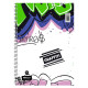 ΣΠΙΡΑΛ GRAFFITI  21X29/120 ΣΕΛ 2Θ (ΣΥΣ-10ΤΕΜ)