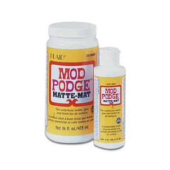 ΚΟΛΛΑ-ΒΕΡΝΙΚΙ MOD PODGE MAT 236ML ΚΙΤΡΙΝΗ EFCO