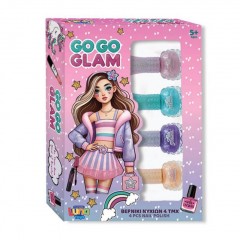ΒΕΡΝΙΚΙΑ ΝΥΧΙΩΝ ΣΕΤ4ΤΕΜ 20.3X4X14 GOGO GLAM