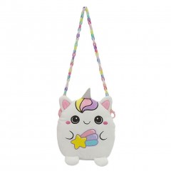 ΛΟΥΤΡΙΝΗ ΤΣΑΝΤΑ ΩΜΟΥ 20ΕΚ. ΓΑΤΟΥΛΑ SQUISHCUTIES LUNA TOYS