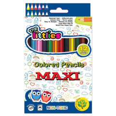 ΞΥΛΟΜΠΟΓΙΕΣ WOOD FREE XL THE LITTLIES 12 ΧΡΩΜΑΤΑ