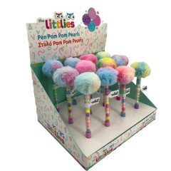 ΣΤΥΛΟ POM POM PEARLS ΔΙΑΦ ΧΡΩΜ THE LITTLIES (ΣΥΣΚ-12ΤΕΜ)