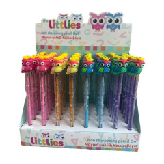 ΜΑΓΙΚΟ ΜΟΛΥΒΙ OWL ΔΙΑΦ ΧΡΩΜ THE LITTLIES (48ΤΕΜ)