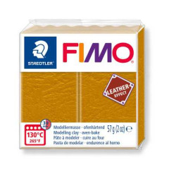 STAEDTLER ΠΗΛΟΣ FIMO 8010-179  LEATHER EFFECT  57gr OCHRE
