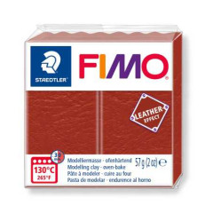 STAEDTLER ΠΗΛΟΣ FIMO 8010-749  LEATHER EFFECT RUST  57gr