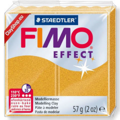 STAEDTLER ΠΗΛΟΣ FIMO 8020-112 EFFECT 57gr  GLITTER ΧΡΥΣΟ