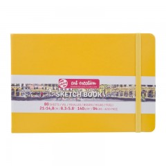 ΜΠΛΟΚ  ΣΧΕΔΙΟΥ ΠΛΑΓΙΟ YELLOW 15X21 80Φ 140GR SKETCH BOOK  ART CREATION (ΣΥΣ-5ΤΕΜ)