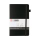 ΜΠΛΟΚ SAKURA 13X21CM  RULED NOTEBOOK  BLACK