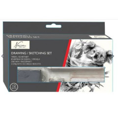 DRAWING - SKETCHING SET  12ΤΕΜ ΖΩΓΡΑΦΙΚΗΣ