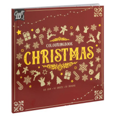 COLOURING BOOK XMAS  21,5Χ21,5CM 40 ΣΕΛΙΔΕΣ, 120 gr 3 ΣΧΕΔΙΑ