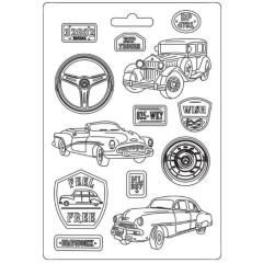 ΚΑΛΟΥΠΙ ΣΙΛΙΚΟΝΗΣ STAMPERIA Α4 - DESIRE VINTAGE CARS