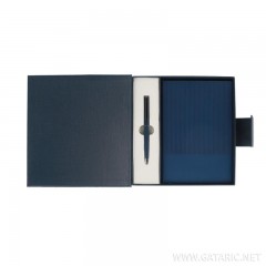 ΣΕΤ ΣΤΥΛΟ ΔΩΡΟΥ ΜΑΤ ΣΕ ΘΗΚΗ  ΜΕ ΣΗΜΕΙΩΜΑΤΑΡΙΟ ΜΠΛΕ ΓΡΑΦΗ