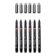 ΜΑΡΚΑΔΟΡΟΣ SAKURA PIGMA MICRON BLACK EDITION FREE CASE SET 6 (005-01-02-03-05-08)