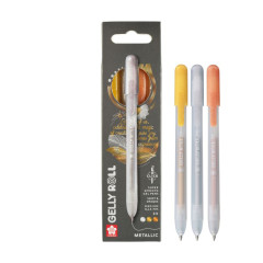 ΜΑΡΚΑΔΟΡΟΙ GELLY ROLL RETRO METALLIC  SET 3 (Silver-Gold-Copper)