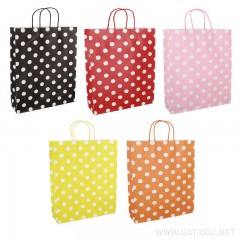 ΤΣΑΝΤΑ ΔΩΡΟΥ 26x32x12cm  GRAFT DOTS 5ΧΡΩΜΑΤΑ