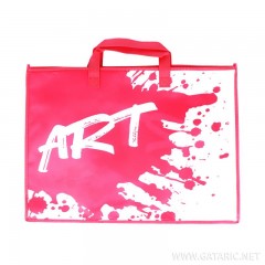 ΤΣΑΝΤΑ ΣΧΕΔΙΟΥ 340X475MM "ART PINK" 4 ΚΑΙ 5 ΑΔΙΑΒΡΟΧΟ ΜΕ ΦΕΡΜΟΥΑΡ ΣΤΟ ΠΑΝΩ ΜΕΡΟΣ